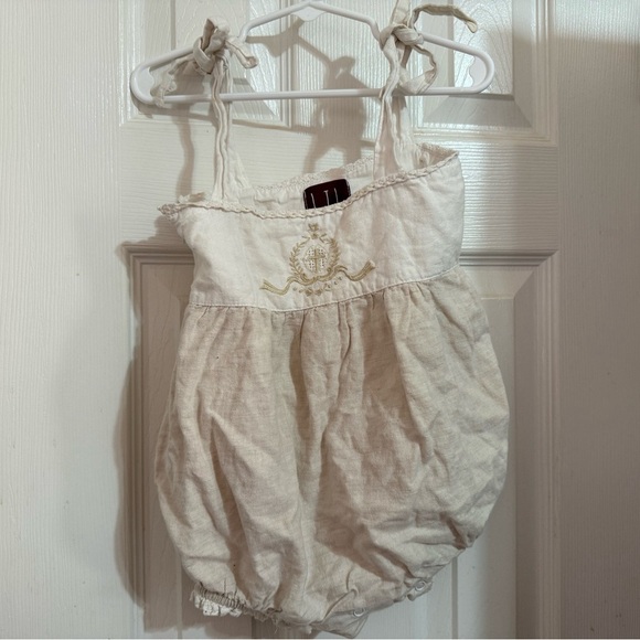 Mud Pie Cross Bubble Romper - Picture 1 of 8